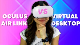 AIRLINK IS HERE! Oculus Air Link Vs Virtual Desktop on Oculus Quest 2