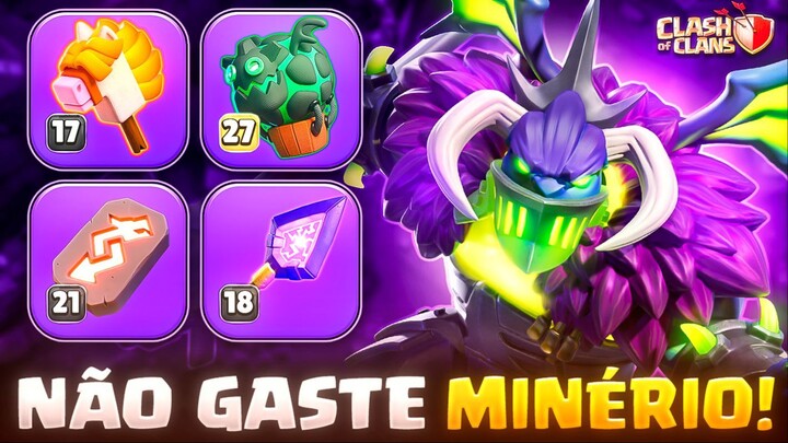 NÃO GASTE MINÉRIOS À TOA! ATÉ QUAL NÍVEL EVOLUIR CADA EQUIPAMENTO?