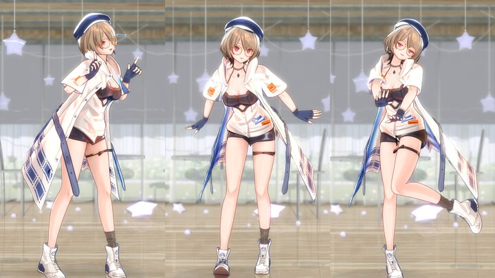 『竖屏纯享 | MMD』我的悲伤是水做的『崩坏3rd | 丽塔 | 欧莱雅 | 极致水润 | 2D卡通渲染』