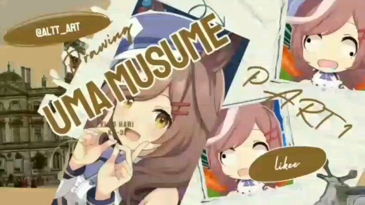 menggambar uma musume (part 1)