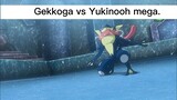 Gekkoga vs Yukinooh mega p1 #pokemon