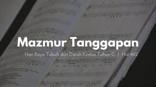 Mazmur Tanggapan Hari Raya Tubuh dan Darah Kristus Tahun C - JenniferOdelia