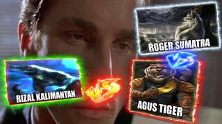 Roger Sumatra VS Agus Tiger VS Rizal Kalimantan...