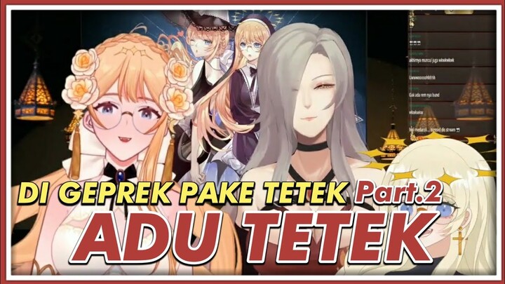 【Vtuber Clip】Di Geprek Pake Tetek Part.2【Regnbue Gacha & Serena Shinju】