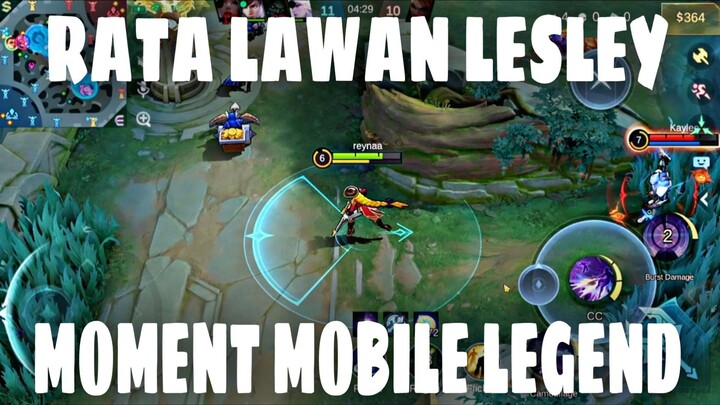 Rata Kalo Lawan Lesley! hati hati....