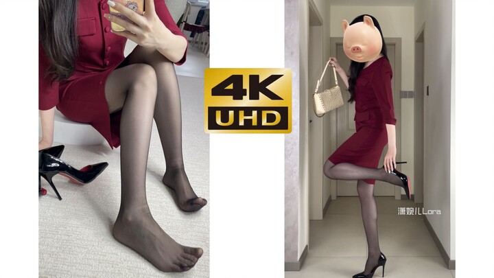 Qixi Festival Goddess Arrives, Though Late: “Plus-Size Black Tights + Elegant Slit Dress + Side-Open
