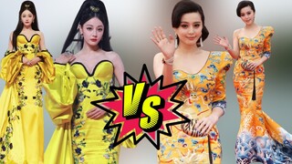 Controversy Dilraba wore a dress imitating Fan Bingbing's style on the red carpet