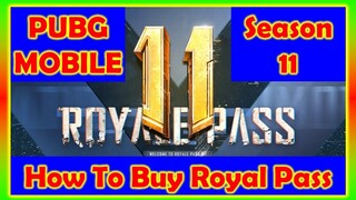 How to buy pubg mobile Royal pass season 11 in Pakistan using Telenor | Complete detail