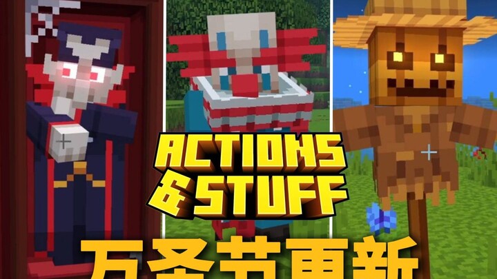 Minecraft Actions & Stuff 1.7: Halloween Update! Massive Name Tag Additions!