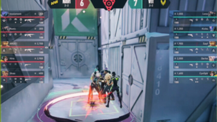 Valorant | Melihat situasi ECO sudah tak terbendung, lima pemain pun langsung berkumpul untuk “angka