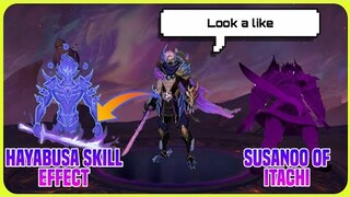 Hayabusa New Epic Skin Skill Review Update | He's Susanoo of Itachi Look a Like | MLBB