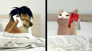 I am a person who stays up late every day, but I chose to go to bed early that day