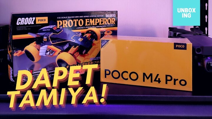 3,5 JUTA DAPET HAPE SAMA TAMIYA CAKEP! UNBOXING POCO M4 PRO!