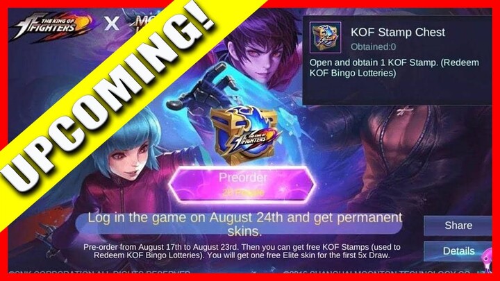 UPCOMING EVENTS THIS AUGUST 2019 | ASSEMBLE WARRIORS AND KOF BINGO 🟢 MLBB