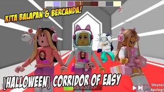 BALAPAN & BECANDA di (HALLOWEEN) CORRIDOR OF EASY ROBLOX INDONESIA