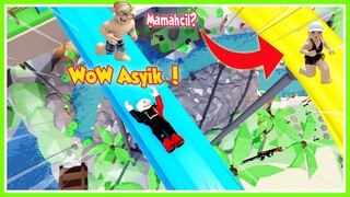 PERTAMA KALINYA!! AJAK @MAMAHCIL SEKSI SELUNCURAN EKSTREM WATERPARK NYATA!!! ROBLOX MIKOCIL