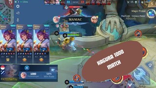 PERJALANAN KAGURA MENUJU 1000 MATCH!!!