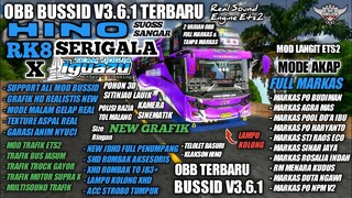 OBB BUSSID TERBARU V3.6.1 SOUND SERIGALA | FULL MARKAS GRAFIK HD | BUS SIMULATOR INDONESIA