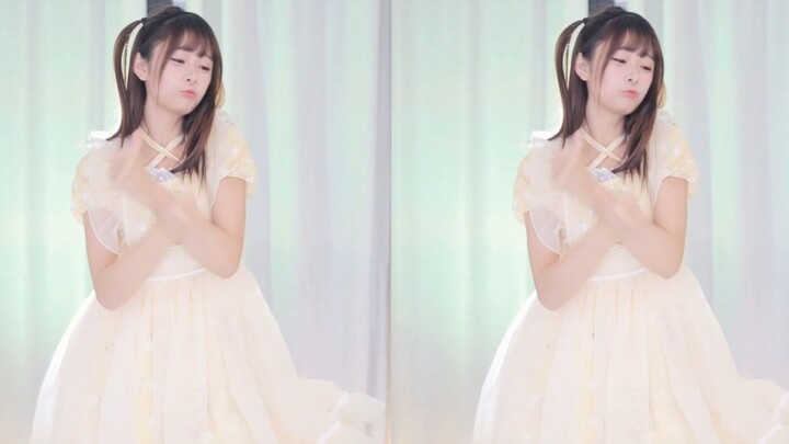 [Caviar] "Just Gaining Weight" Yellow Dress Set Live Dance Screen Recording