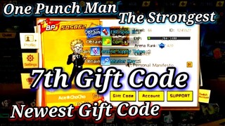 One Punch Man Gift Code | 7th Gift Code - One Punch Man The Strongest