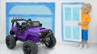 Chris turns painting into real toys