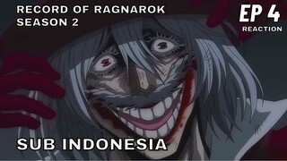 RECORD OF RAGNAROK SEASON 2 EP 4 SUB INDO FULL (REACTION + REVIEW)