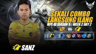 MVP Best Moments Vale Onic Sanz | Onic Esports vs RRQ - MPL ID Season 9 Week 2 Day 2 Game 1
