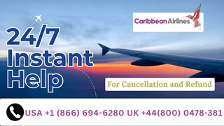 How to Contact Caribbean Airlines for Refund Support ☎️📩 📞 USA ‪+1(866)694-6280‬