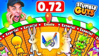 COMPRO RULETAS de LOONEY TUNES en STUMBLE GUYS 0.72 😱 *Emote y Skins*