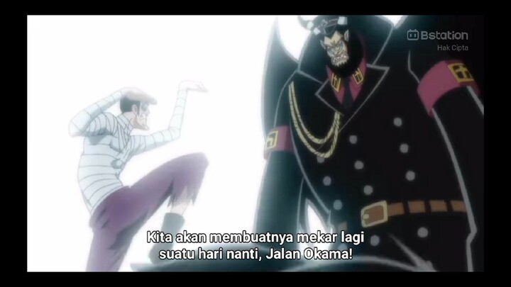 pengorbanan yang dilakukan oleh Mr 2 kepada Luffy