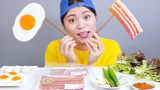 เยลลี่หมูสามชั้นเจลลี่ไข่ Mukbang DONA โดนาไทย