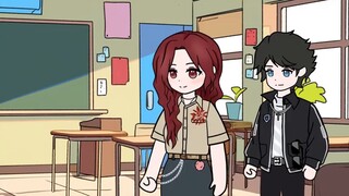 The school beauty in the hentai anime secretly plays video games. Can’t she keep her little secret h