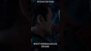 WHAT IF ?? Ironman survived Avengers Endgame.#shorts #ironman #doctor strange #Avengers