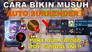 CARA BIKIN MUSUH AUTO SURRENDER !! PAKE COMBO TOP GLOBAL INI !! COMBO MAGIC CHESS TERKUAT 2021