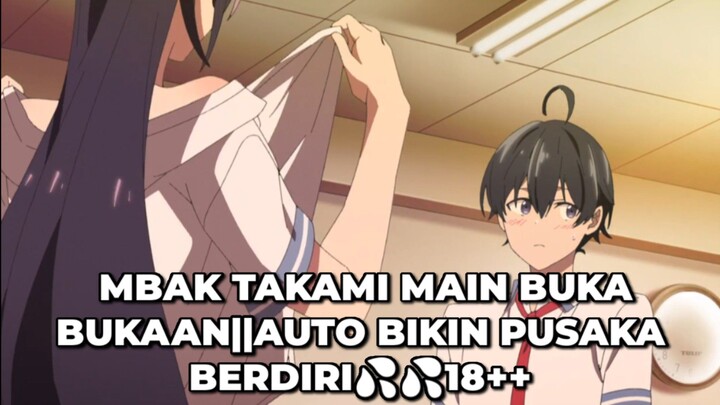 MBAK TAKAMI MAIN BUKA BUKAAN||AUTO BIKIN PUSAKA BERDIRI💦💦18++