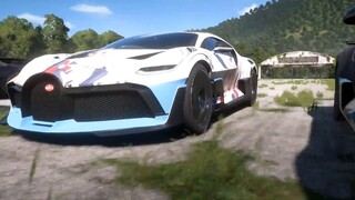 "Forza Motorsport: Horizon 5" cảm nhận âm thanh của Bugatti Divo tăng tốc trên đường thẳng