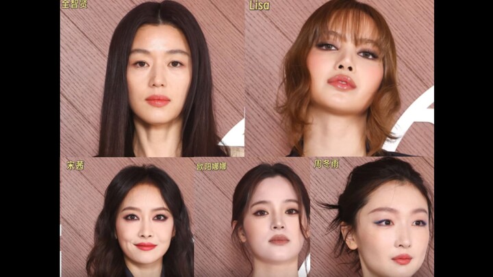 Live photos from the public execution–style LV show featuring Chinese, Korean, and Thai celebrities!