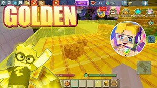 [Blockman GO] Build a Golden houses in SkyBlock 😰