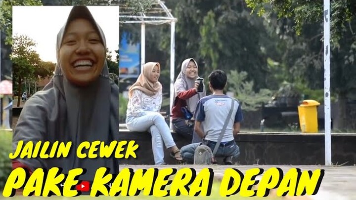 JAILIN CEWEK CANTIK PAKE KAMERA DEPAN