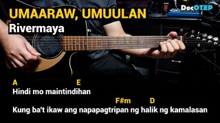 Umaaraw, Umuulan - Rivermaya (2001) Easy Guitar Chords Tutorial with Lyrics Part 2 SHORTS REELS