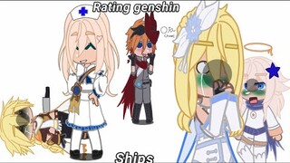 rating genshin ships🙆‍♀️🙆‍♀️‼️‼️ || tw: cringe