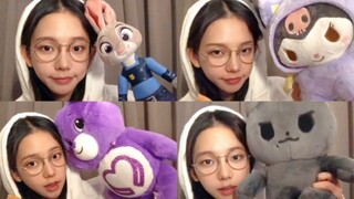 一张小小床上竟然堆十几个娃娃…柳智敏：秀娃中！