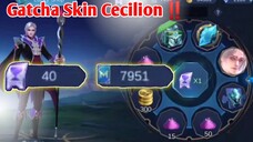 Butuh Berapa Tiket Untuk Dapat Skin Gratis Cecilion⁉️- Mobile Legends