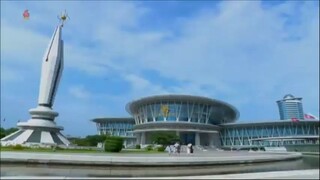 Exposição de produtos das fábricas de medicamentos Coryo da cidade de Pyongyang