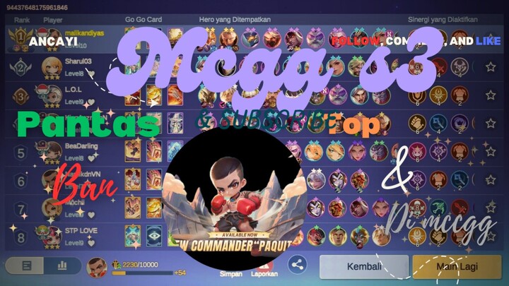 Pertandingan Gundul terkuat di Mcgg S3 🔥