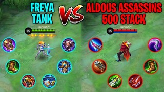 Aldous Assassins 500 Stack Vs Freya Tank