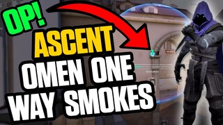 INSANE ASCENT OMEN ONE WAY SMOKES! - Valorant Guide Tips & Tricks