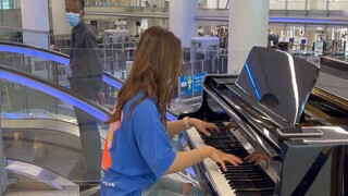 About my replay of "One Last Kiss" at LAX Airport in Los Angeles