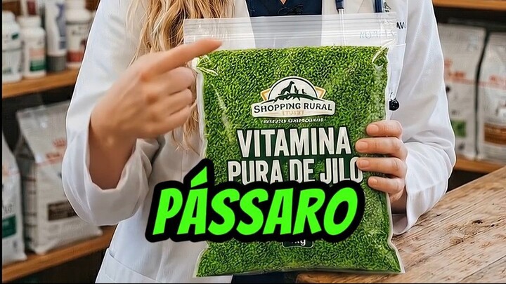 Vitamina de Jiló Pura 100% Natural para Pássaros - Calopsita Periquito Agapornis Papagaio Canário