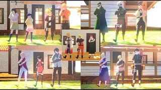 ぐーぐー【NARUTO MMD】UZUMAKI family１,2*UCHIHA family*YAMANAKA family*KAKASHI*SHINO*SHIKAMARU